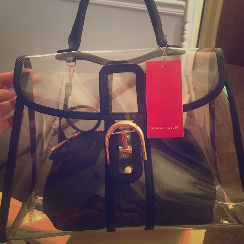 Clear purse with mini purse